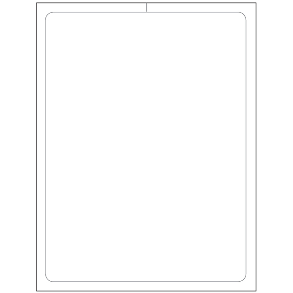 Car Dealer Depot Peel N Seal Laser WindowSticker Stock Blank, 8 1/2"X11" 4 Sided Seal Pk 8300 - main